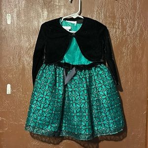 Bonnie Baby Dress w/Cardigan